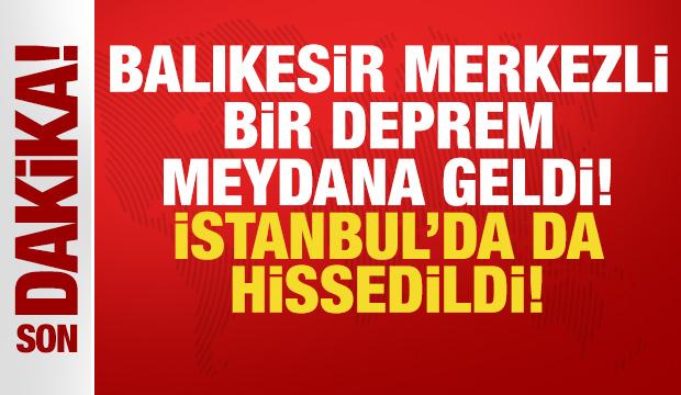 Son dakika deprem haberi: İstanbul'da hissedilen bir deprem meydana geldi!