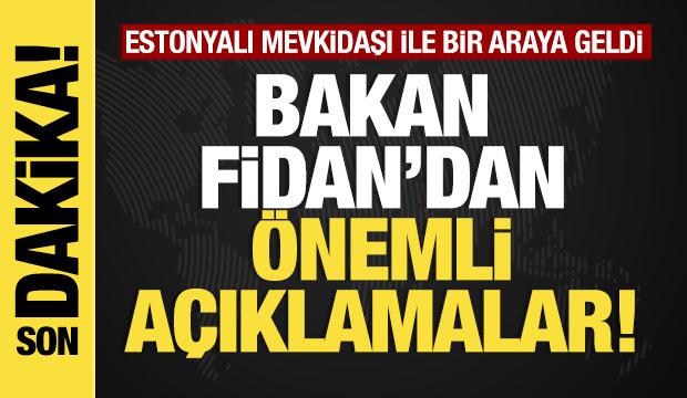 Son dakika... Hakan Fidan'dan önemli açıklamalar!