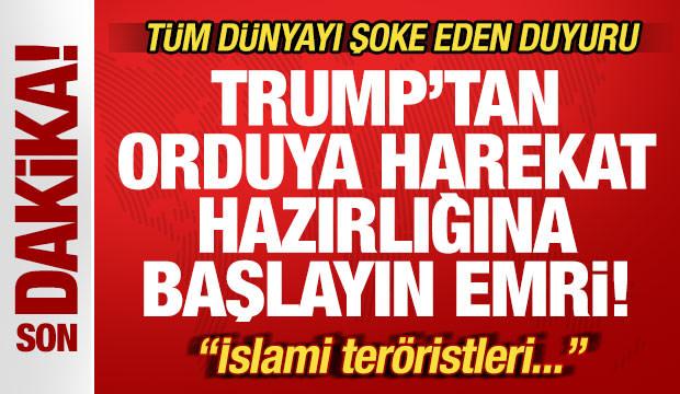 Son dakika: Trump'tan orduya harekat emri! Afrika ülkesine saldırı hazırlığı