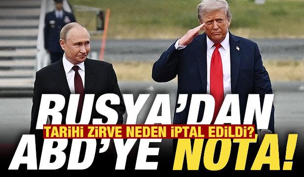 Tarihi Trump-Putin zirvesi neden iptal edildi? Rusya'dan ABD'ye nota!