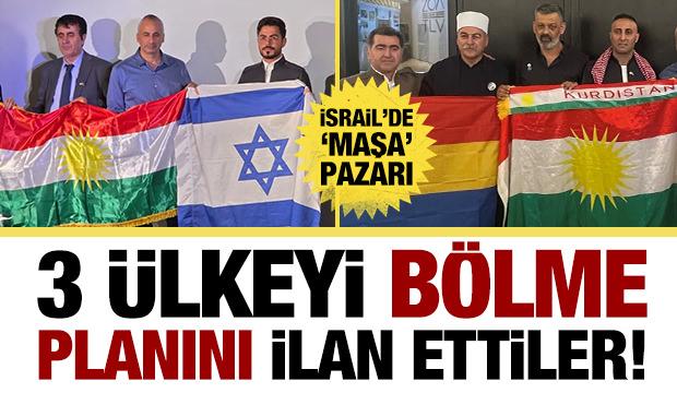 Tel Aviv’de ‘maşa’ pazarı! Bölücülük için topladılar, ayrılığı kışkırttılar