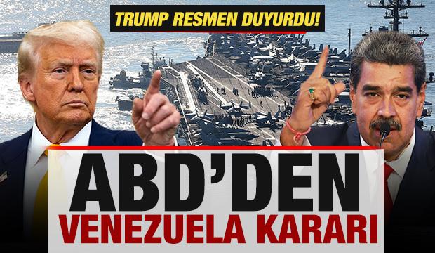 Trump resmen ilan etti! ABD'den son dakika Venezuela kararı!