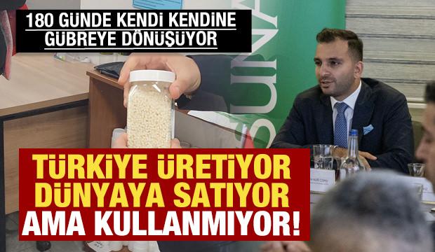 Türkiye üretiyor, dünyaya satıyor ama kullanmıyor: 180 günde gübre olan poşet