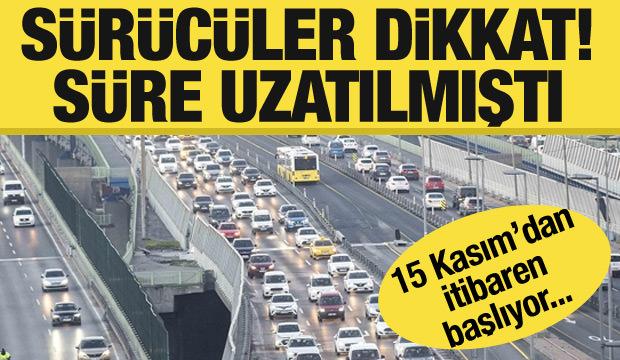 Zorunlu kış lastiği uygulaması 15 Kasım'da başlayacak! Süre uzatılmıştı...