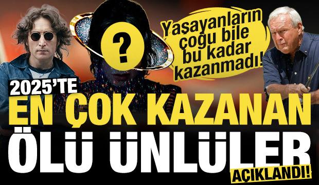 2025'te en çok kazanan ölü ünlüler açıklandı! İlk sıradaki rakam dudak uçuklattı!