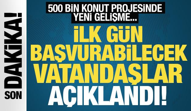 500 bin sosyal konut projesinde yeni detay! İşte başvurabilecek vatandaşlar...