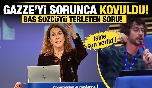 AB Komisyonunda Gazze'yi sormuştu...O gazetecinin işine son verildi! 