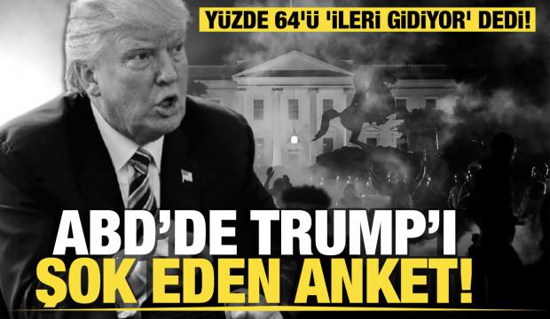 ABD'de Trump'ı şok eden anket! Yüzde 64'ü 'ileri gidiyor' dedi