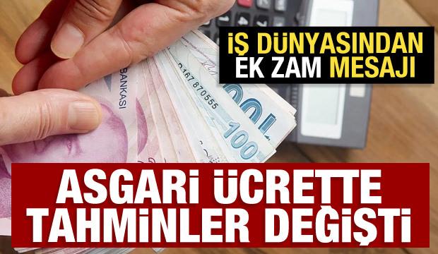 Asgari ücrette tahminler değişti: İş dünyasından şaşırtan ek zam mesajı