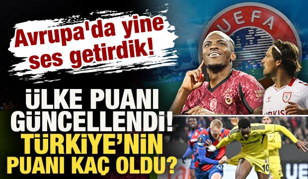 Avrupa'da yine ses getirdik! UEFA Ülke Puanı güncellendi: Türkiye'nin puanı kaç oldu?