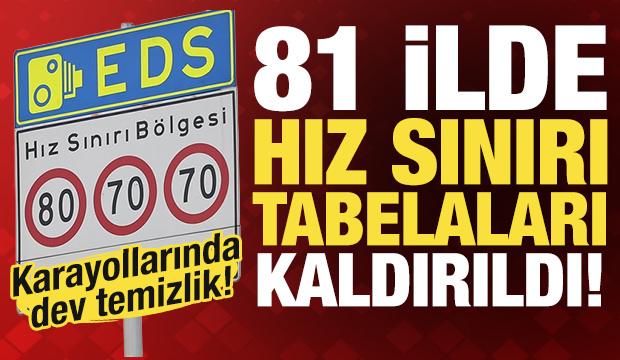 Bakan duyurdu: 32 bin 845 trafik levhası kaldırıldı!