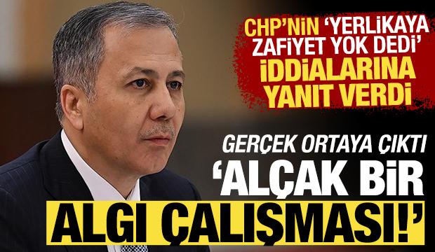 Bakan Yerlikaya'dan 'zafiyet yok' dediği iddialarına net yanıt: Alçak bir algı çalışması!