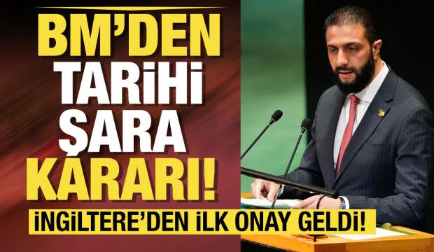 BM'den Ahmed Şara kararı: Yaptırımlar kaldırıldı
