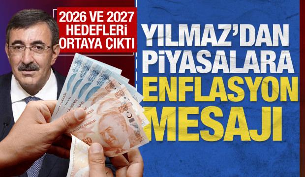 Cumhurbaşkanı Yardımcısı Yılmaz, Türkiye'nin enflasyon hedefini açıkladı