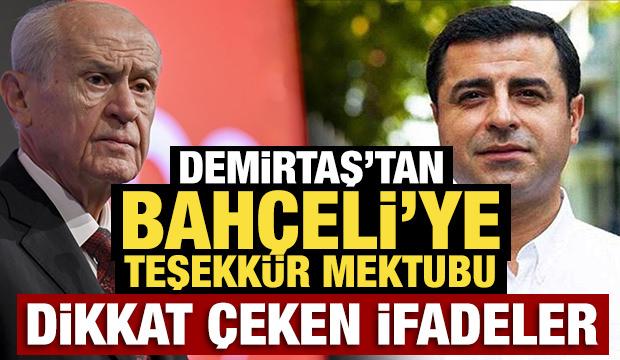 Demirtaş'tan Bahçeli'ye teşekkür