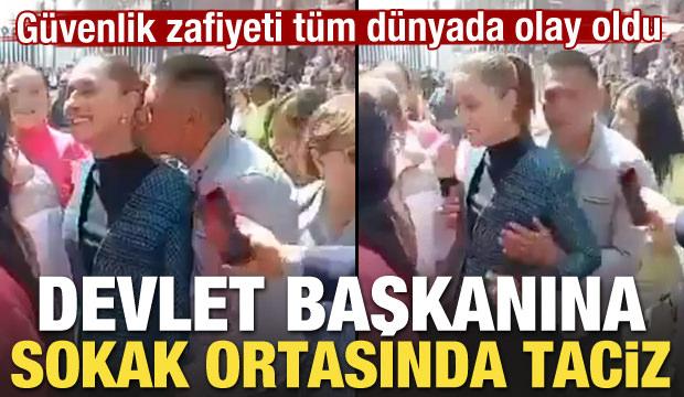 Devlet başkanına sokak ortasında taciz! Güvenlik zafiyeti tüm dünyada olay oldu
