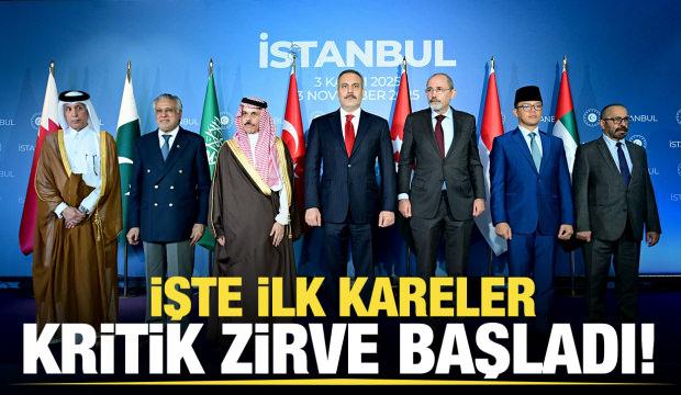 Dışişleri Bakanı Fidan'ın ev sahipliğindeki Gazze konulu toplantı başladı
