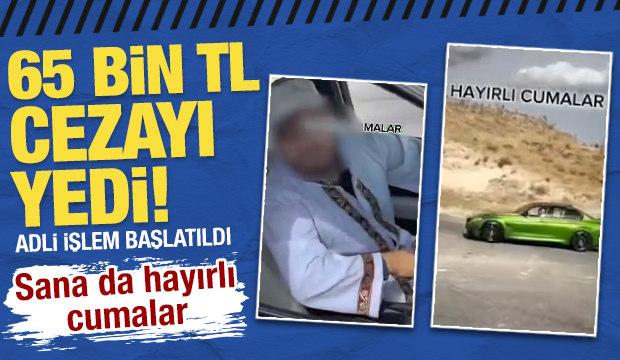 Drift atan sürücüye para cezası