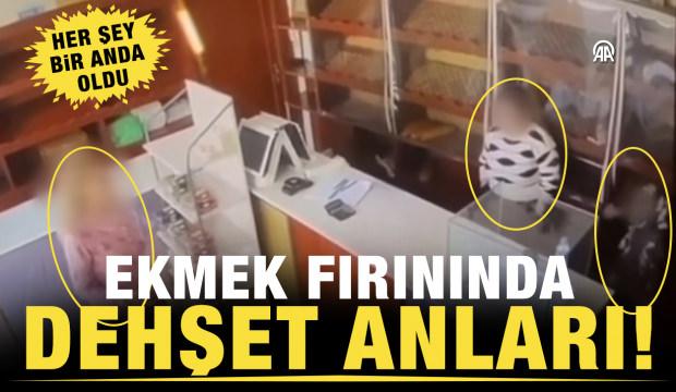 Ekmek fırınına son sürat daldı! Feci kaza böyle görüntülendi