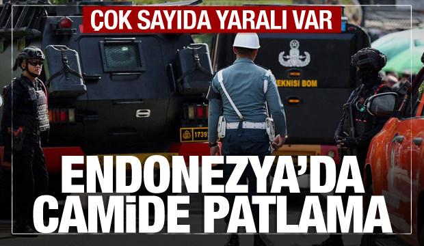 Endonezya'da camide cuma namazı sırasında patlama: 54 yaralı