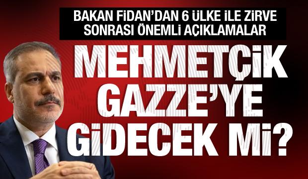 Hakan Fidan kritik Gazze zirvesi sonrası açıklamalarda bulundu
