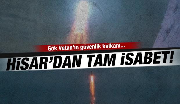 HİSAR-D RF Hava Savunma Füzesi’nden önemli başarı: Hedefi tam isabetle vurdu