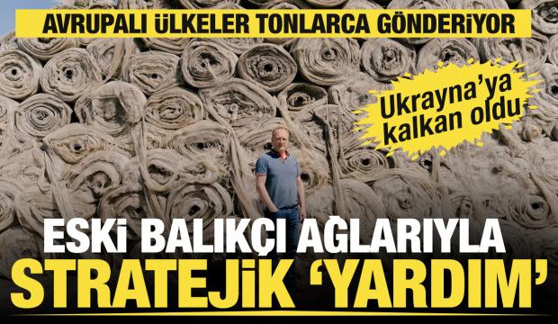 Hurda balıkçı ağları, Ukrayna'nın SİHA kalkanına dönüştü