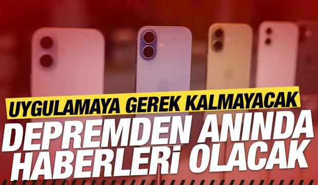 iPhone'lara yeni özellik! Deprem uyarı bildirimleri gelecek...