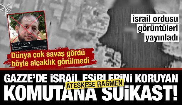 İşte Siyonist ahlakı:Ateşkesi bozan İsrail,esirleri koruyan komutanı vurdu!Eski esir coştu