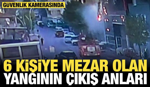 Kocaeli'de 6 kişiye mezar olan tesisteki yangının ilk anları kamerada