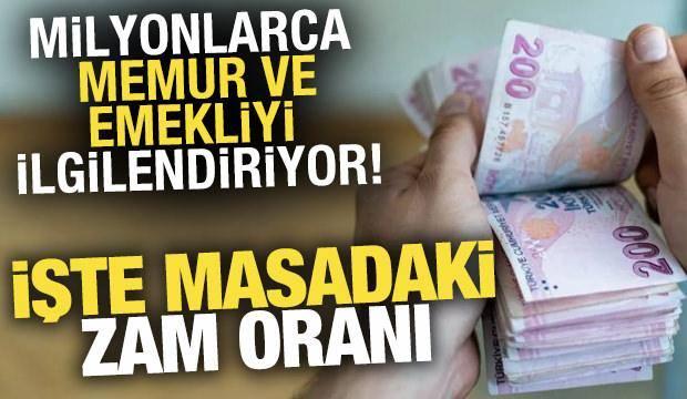 Memur ve emeklinin 4 aylık zam oranı belli oldu
