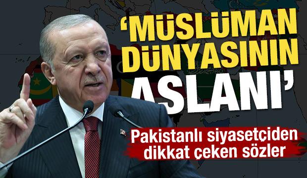 Pakistanlı siyasetçiden dikkat çeken sözler: Erdoğan Müslüman dünyasının aslanı