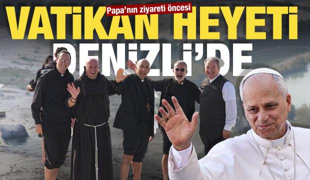 Papa 14. Leo'nun Türkiye ziyareti öncesi Vatikan heyeti, Denizli'de