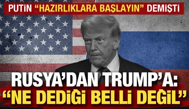 Putin talimat vermişti! Lavrov'dan Trump'a: "Ne dediği belli değil"