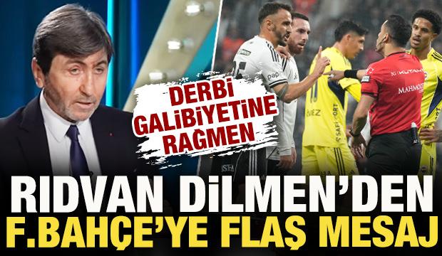 Rıdvan Dilmen'den derbi galibiyetine rağmen Fenerbahçe'ye mesaj: Buldu diyemeyiz...