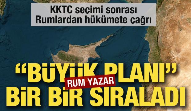 Rum yazar "büyük planı" bir bir sıraladı! KKTC seçimi sonrası hükümete çağrı