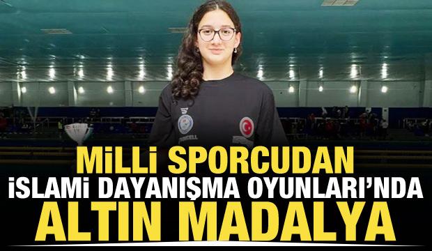 Selinnur Sade'den Riyad'da altın madalya!