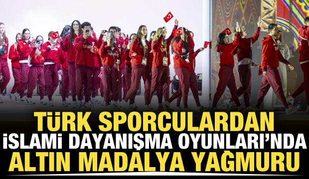 Türk sporculardan İslami Dayanışma Oyunları'ndan altın madalya yağmuru