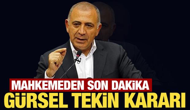 Son Dakika: CHP'nin itirazı reddedildi: Gürsel Tekin görevine devam edecek