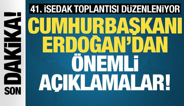 Son dakika... Cumhurbaşkanı Erdoğan'dan önemli açıklamalar!