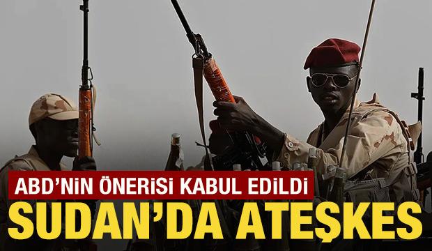 Sudan'da ateşkes kabul edildi