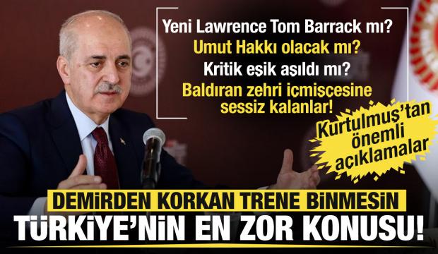 TBMM Başkanı Kurtulmuş'tan Terörsüz Türkiye açıklaması: Demirden korkan trene binmesin