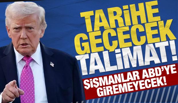 Trump'tan tarihe geçecek talimat: Şişmanlar ABD vizesi alamayacak!