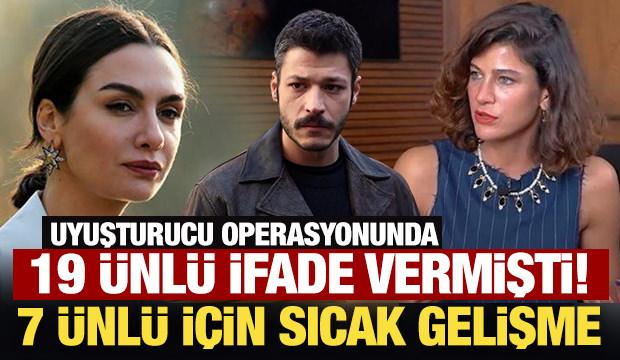Ünlülere uyuşturucu soruşturmasında sıcak gelişme: 7 isme takipsizlik kararı!
