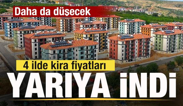4 ilde kira fiyatları yarıya indi! 6 bin TL'ye kadar düşecek! 