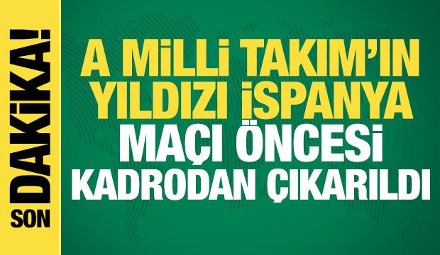 A Milli Takım'ın yıldızı kadrodan çıkarıldı: Yerine iki oyuncu dahil edildi