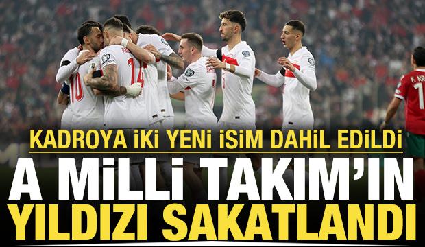 A Milli Takım'ın yıldızı kadrodan çıkarıldı: Yerine iki oyuncu dahil edildi