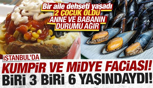 Aile faciası: Ortaköy'de midye yiyen 2 çocuk hayatını kaybetti, baba entübe edildi!