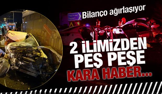 Akşam saatlerinde peş peşe gelen kahreden haberler... Bilanço ağırlaşıyor