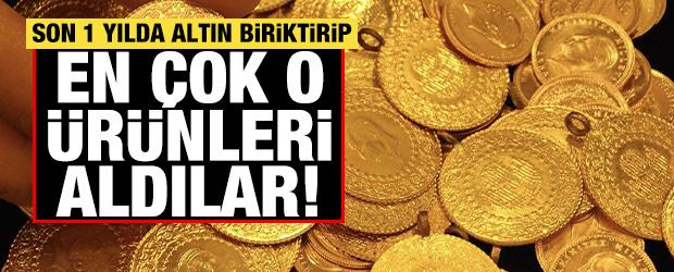 Altın biriktiren bilgisayar ve telefon aldı